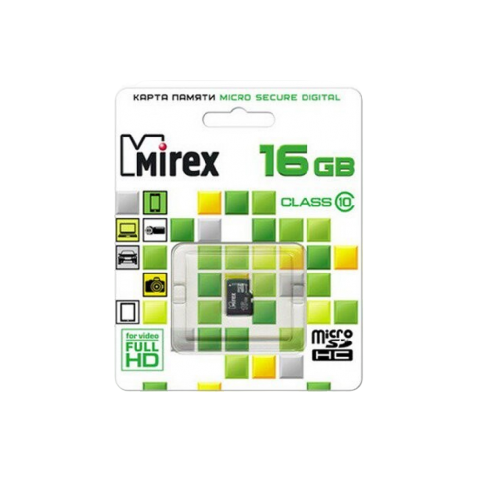 Карта памяти Mirex 16GB 