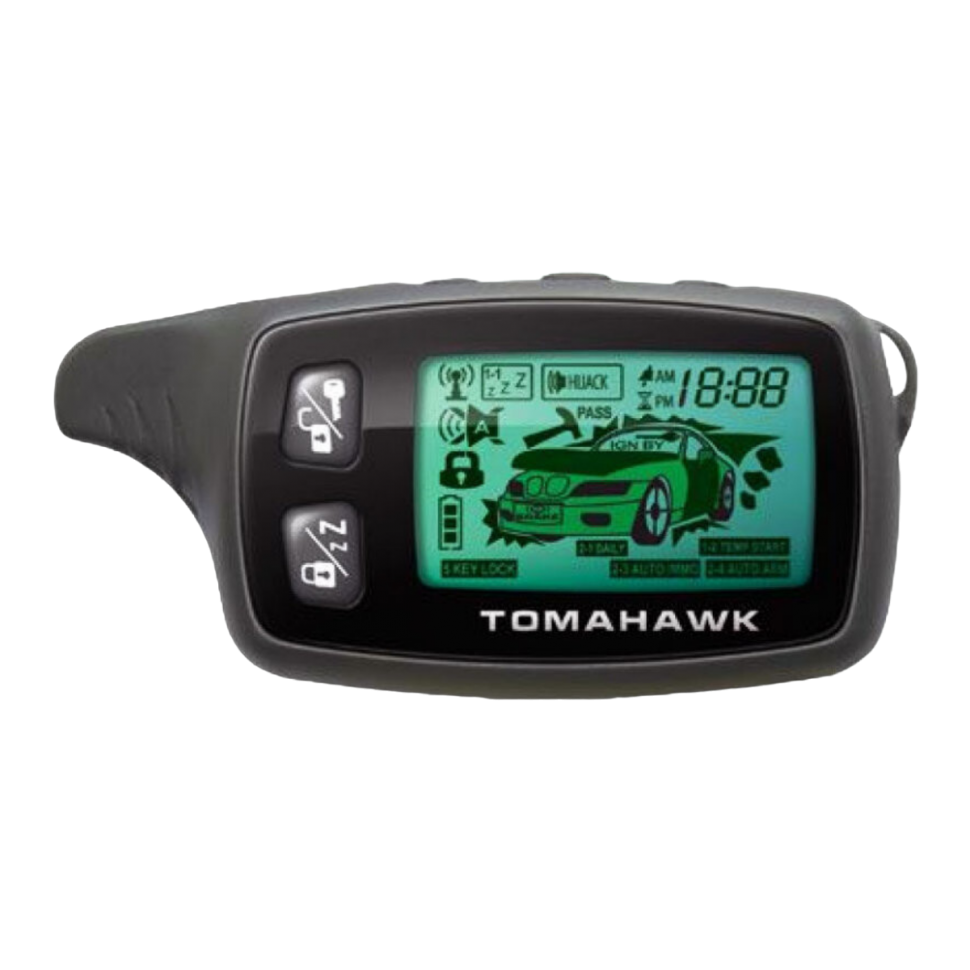 Брелок основной Tomahawk TW-9010 (TW-9011, TW-9000, D-900, D-700, S-700, SL-950, Tiger Shark TS-3311)
