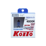 Галогенная лампа Koito Whitebeam Ver III-100W / H11 / PGJ19-2 / 4000K / 2000Лм / 55Вт / теплый белый