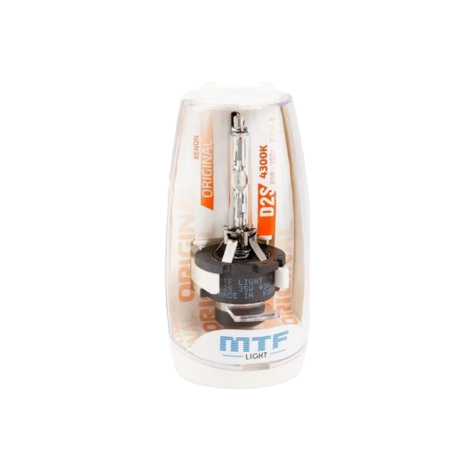Ксеноновая лампа MTF Light / D2S / P32d-2 / 4300K / 3300Лм / 35Вт / холодный белый