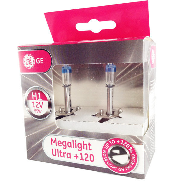 Лампа General Electric Megalight Ultra +120% (2 шт.)